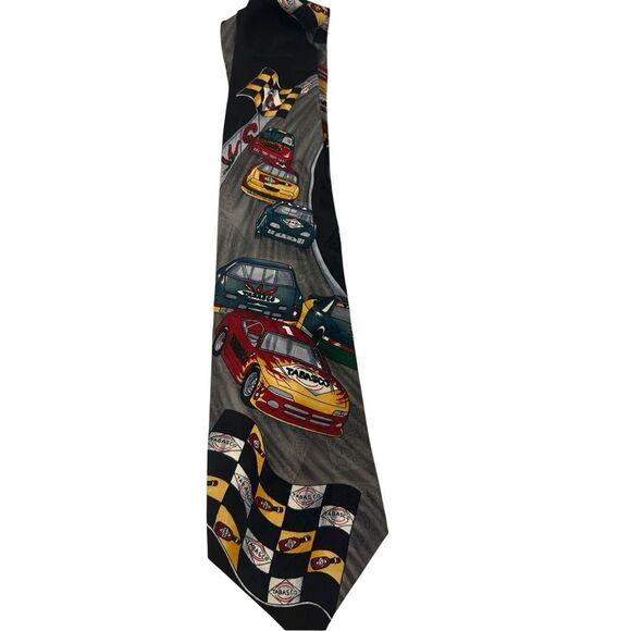 Tabasco racing car silk tie - Picture 1 of 5